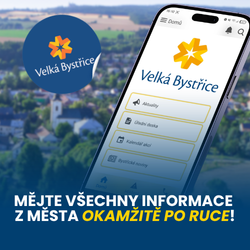 Mobilní aplikace Velká Bystřice