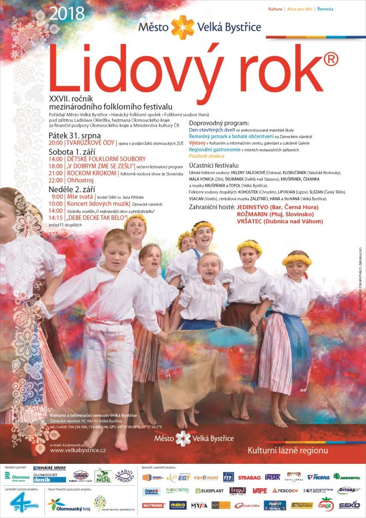 Plakát Lidový rok 2018