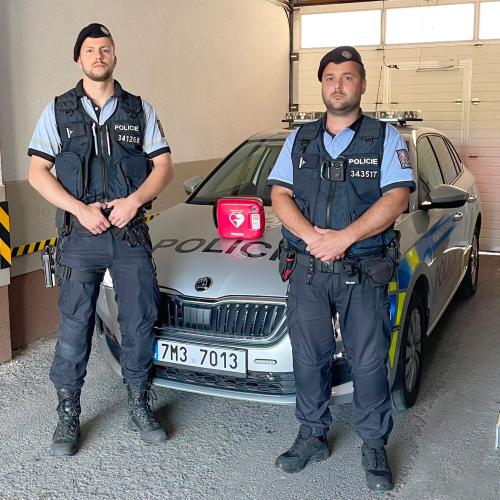 Policisté z obvodního oddělení Velká Bystřice