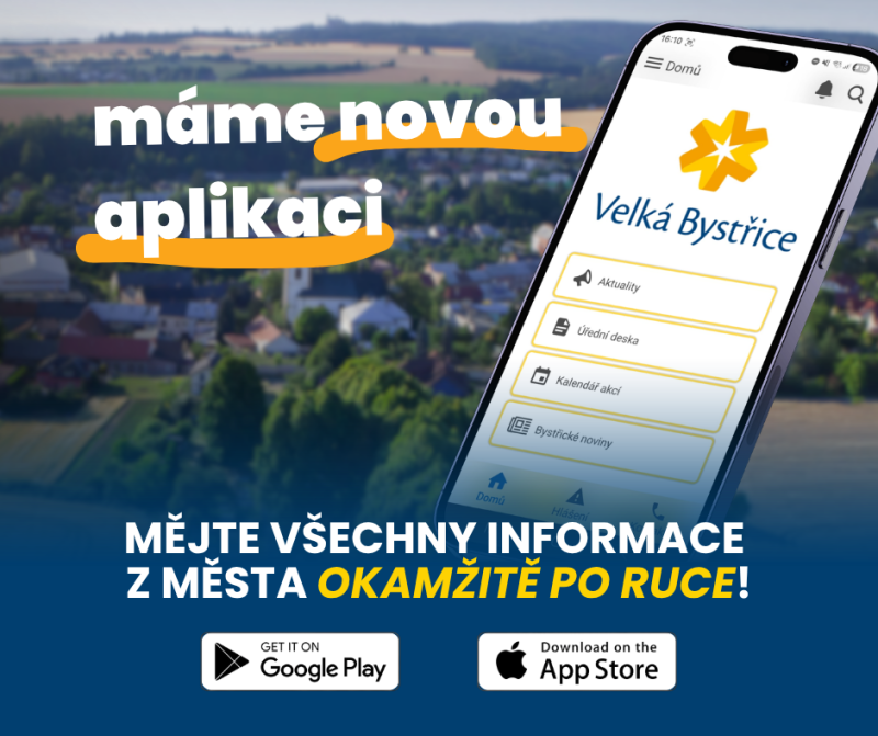 upoutávka k nové aplikaci města