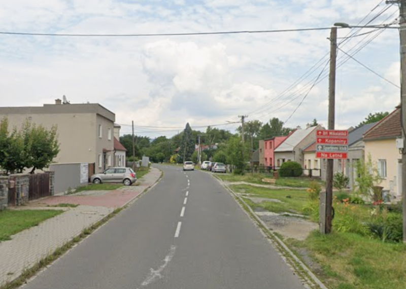 Ulice Na Letné ve Velké Bystřici