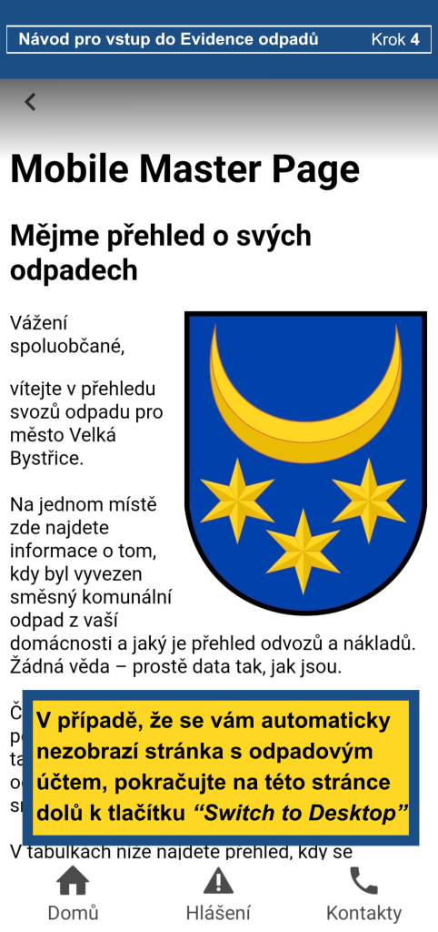 ukázka obrázku v aplikaci