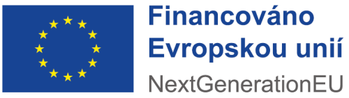 logo Evropská Unie fond NextGeneration EU